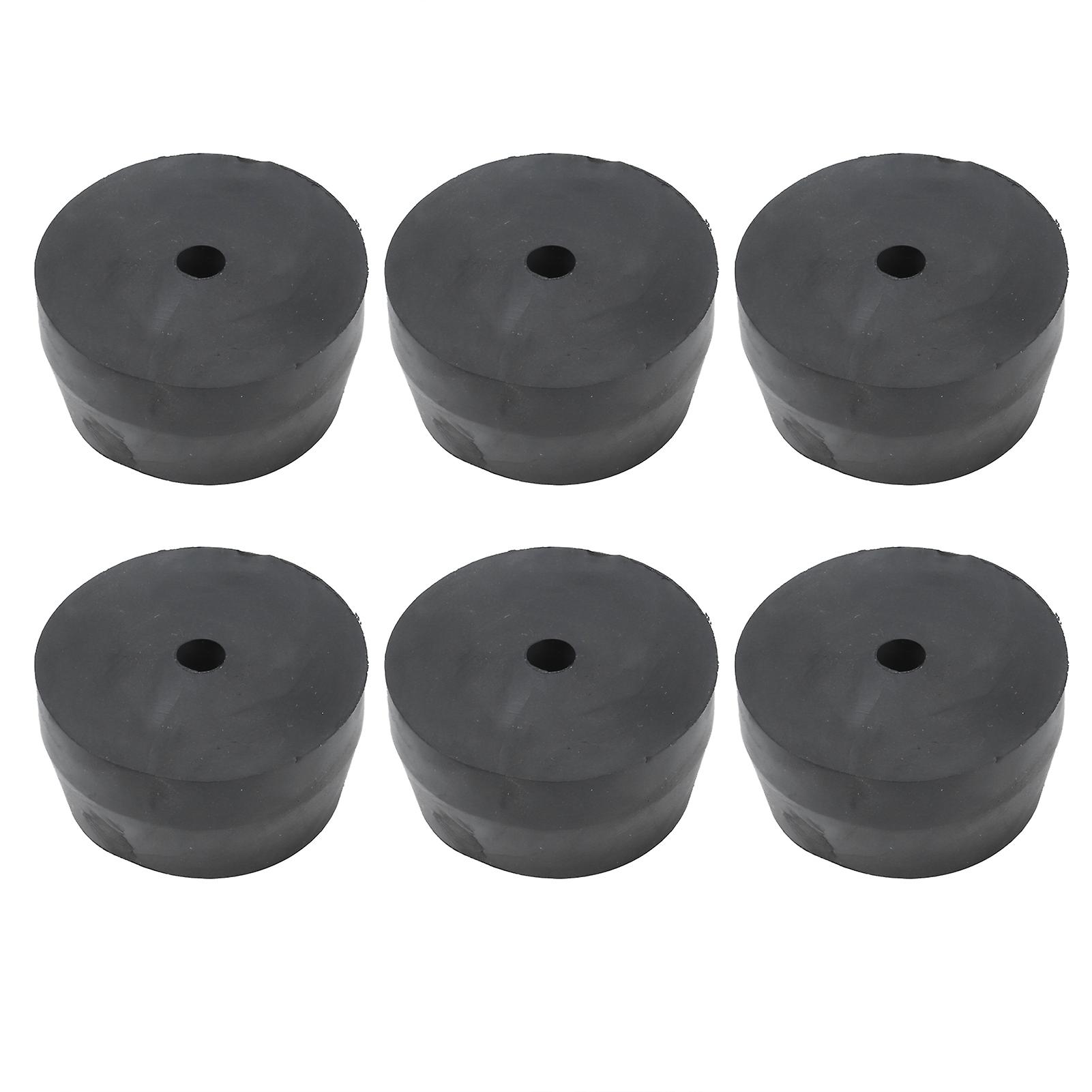 6pcs Anti Vibration Pads Anti Shock Non Slip Noise Reduction Wear Resistant Rubber Foot Pads For Air Compressors