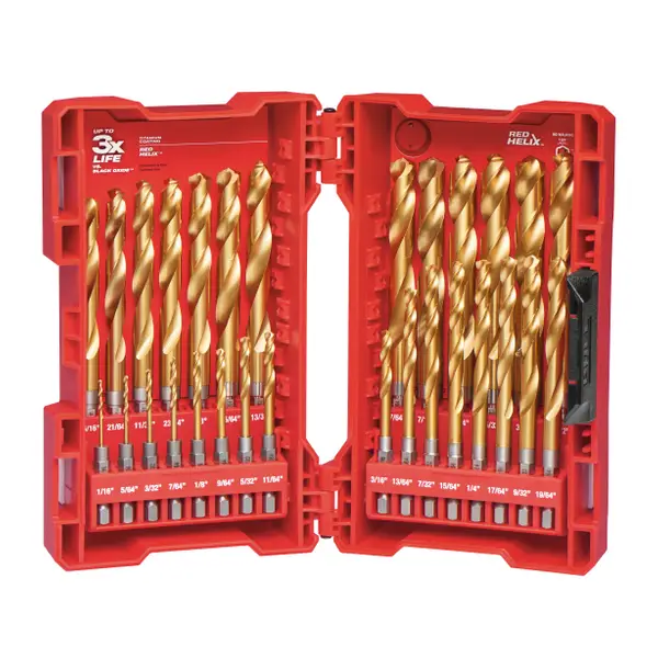 Milwaukee 29-Piece SHOCKWAVE Titanium Drill Bit Set