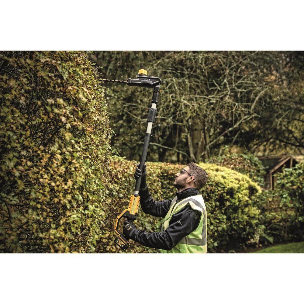 DW 20V MAX* Lithium-Ion Cordless Pole Saw and Pole Hedge Trimmer Combo Kit DCKO86M1 from DW