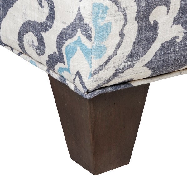 HomePop Blue Slate Large Accent Chair