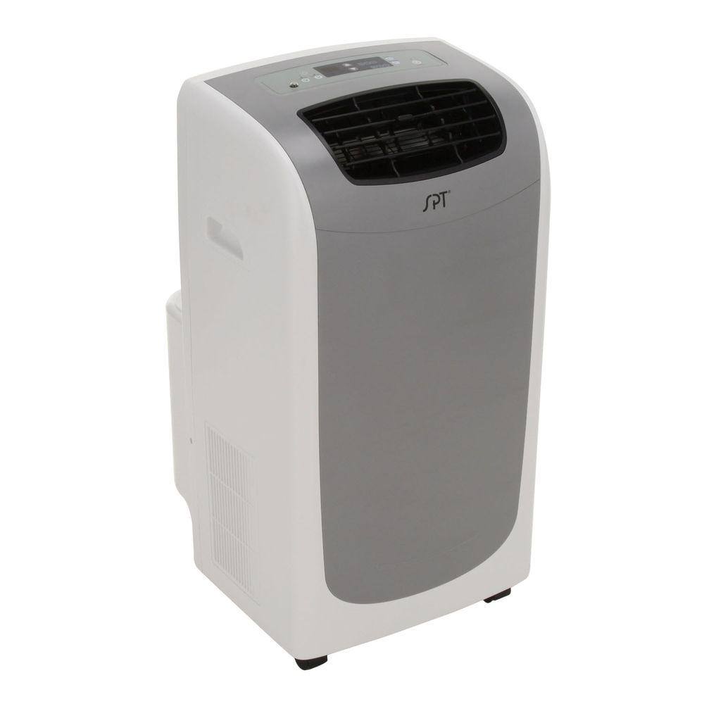 SPT 13000 BTU Portable Air Conditioner Dual-Hose System in Grey with Dehumidifier WA-1350DE