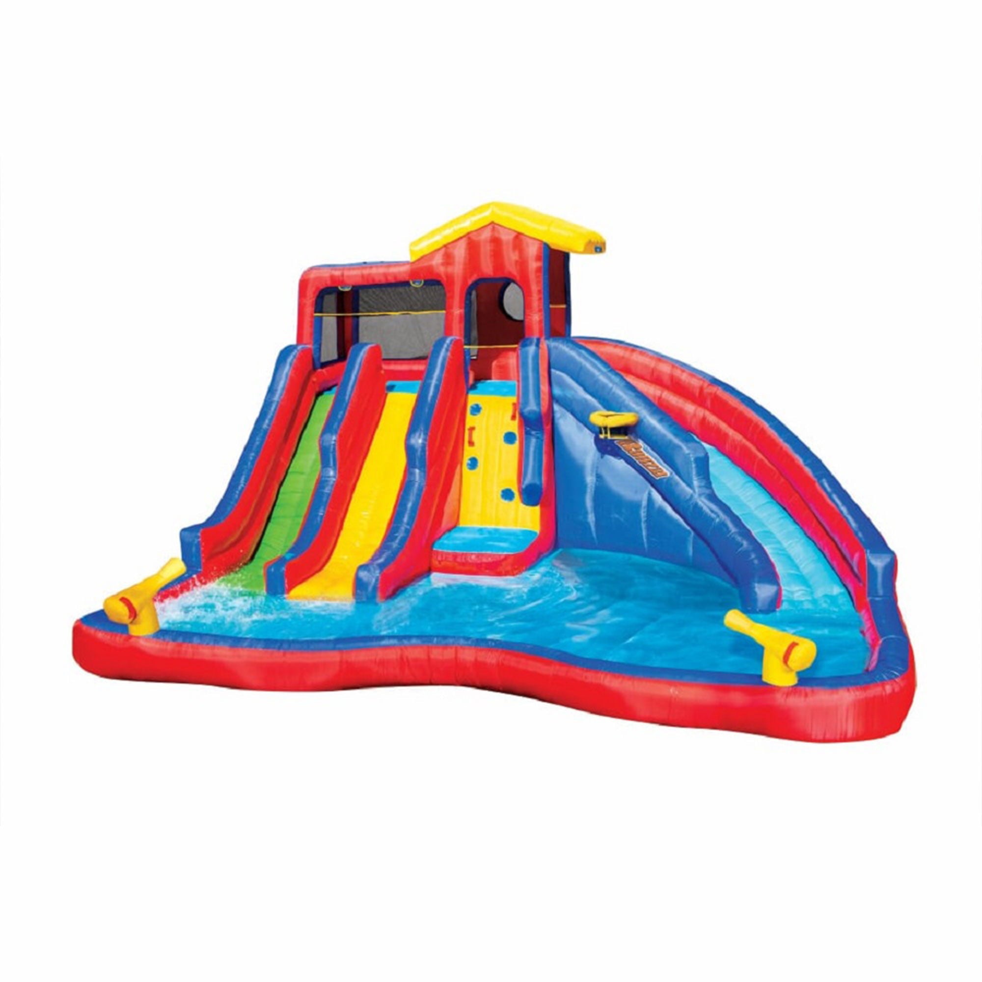 Banzai Hydro Blast Kids Inflatable Backyard Waterpark Pool Play Center