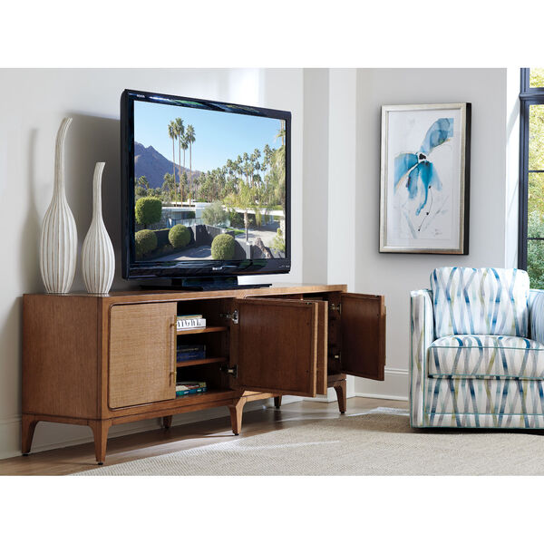 Palm Desert Tan Sierra Madre Media Console