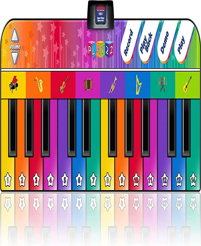 Play22 Colorful Keyboard Playmat 71 - 24 Keys Piano Play Mat