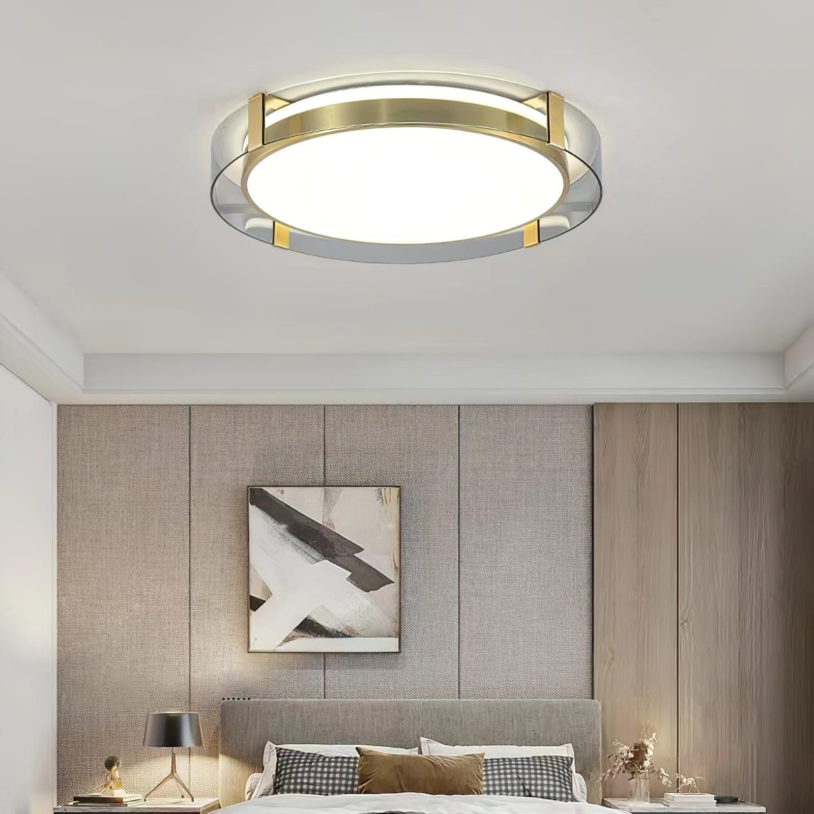 Round Low Profile Ceiling Light