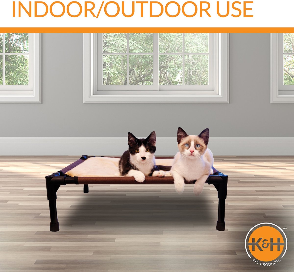 KandH Pet Products Comfy Pet Cot Elevated Pet Bed