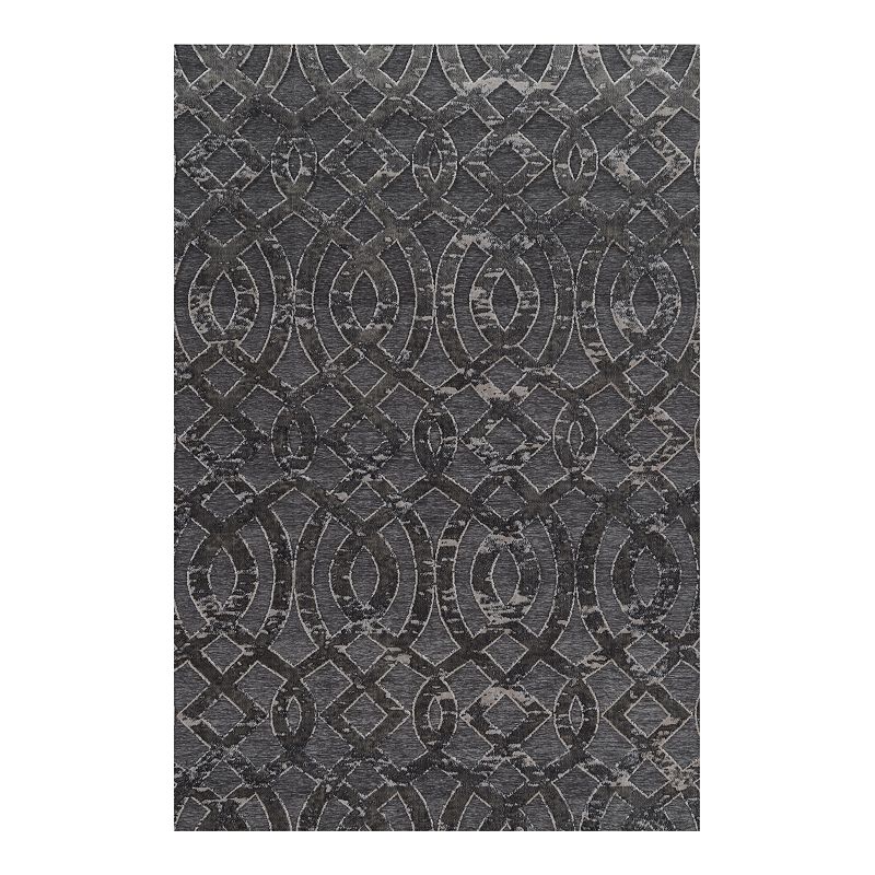 Linon Hi Lo Trellis Rug