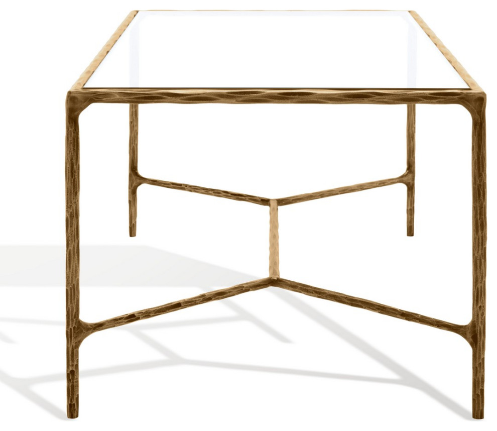 Safavieh Couture Jessa Metal Coffee Table   Contemporary   Coffee Tables   by Safavieh  Houzz