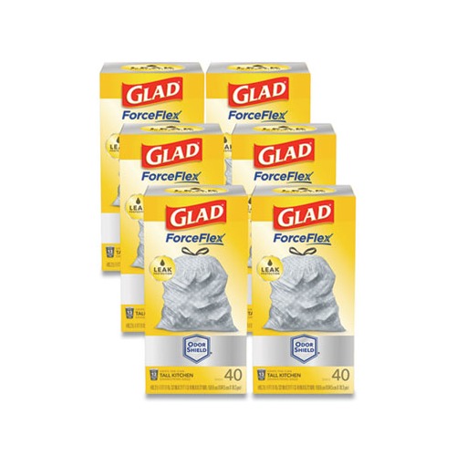 Glad Tall Kitchen Drawstring Trash Bags  CLO79008