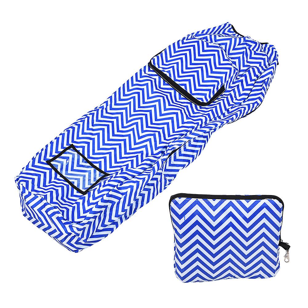 Golf Bag Rain Cover Protective Casing Air Aircraft Consignment Bags Blue White Stripeblue White Stripe