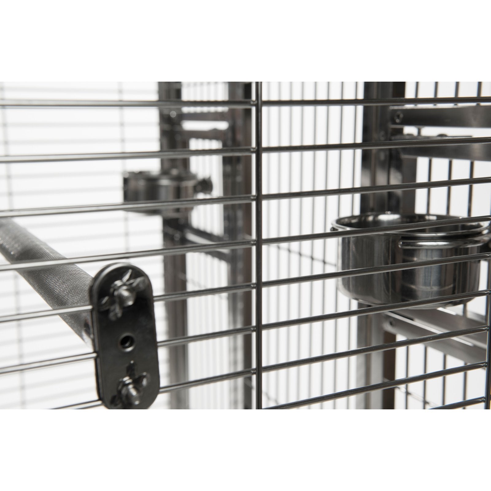 Prevue Pet Products Medium Stainless Steel Playtop Bird Cage 3453