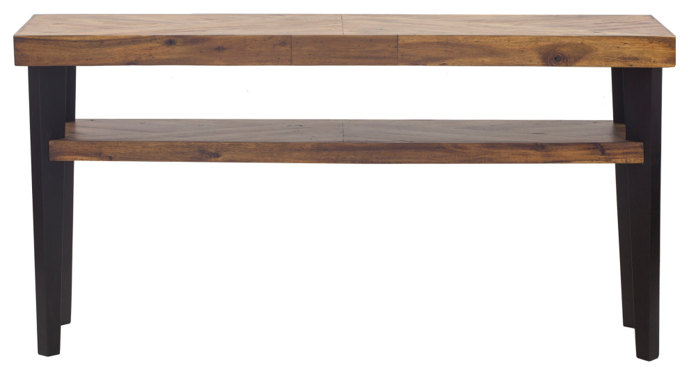 60 Inch Console Table Brown Rustic Moe  x27s Home   Industrial   Console Tables   by Sideboards and Things  Houzz