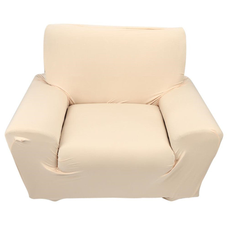 Stretch Slipcover Chair Loveseat Sofa Couch Protect Elastic Cover Sofa Slipcove Single Seater Beige