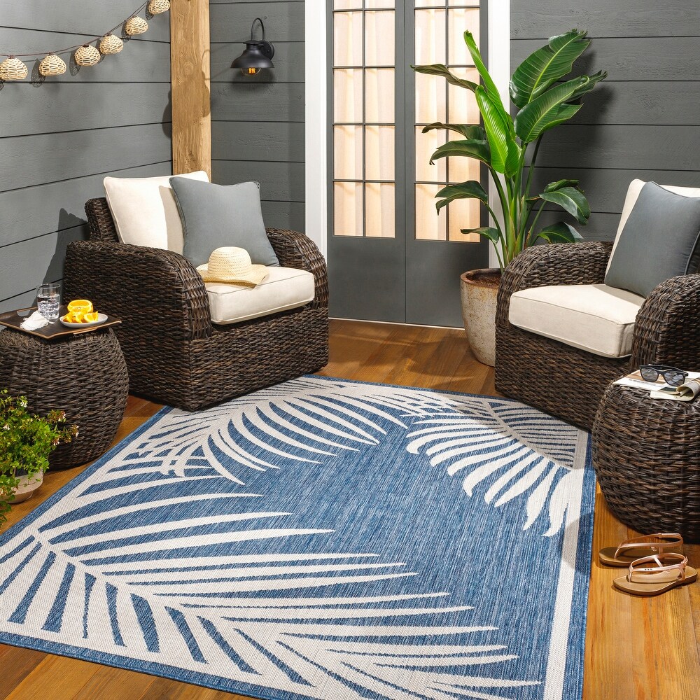 Artistic Weavers Long Beach Outdoor Safe Tropical Area Rug
