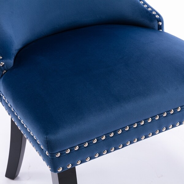 Upholstered Wing-Back Dining Chair