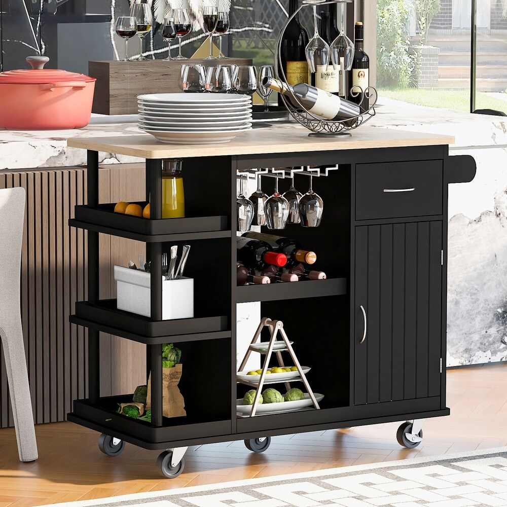 Kitchen Cart Multipurpose Storage Cabinet