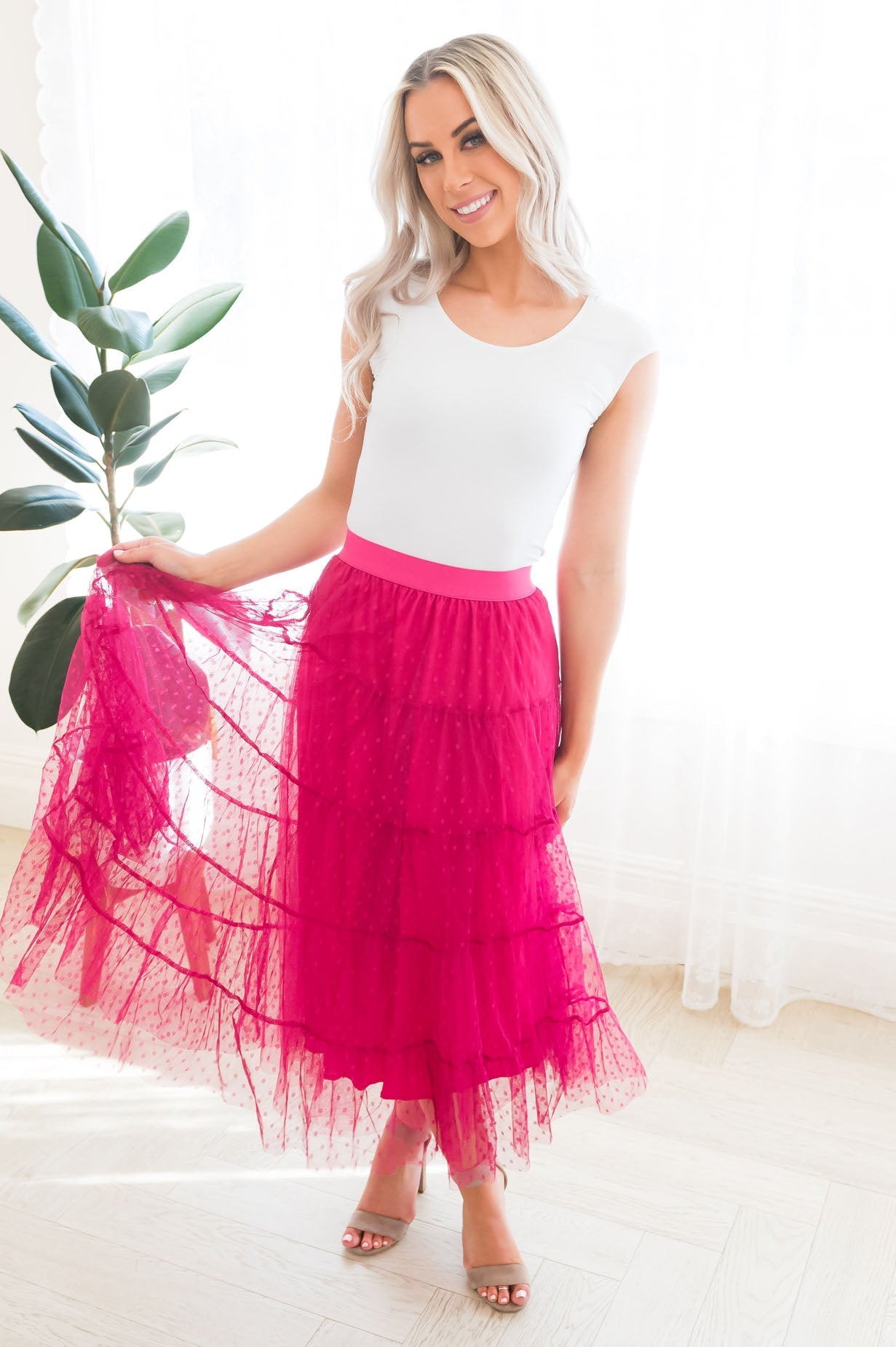 Faithful Love Modest Tulle Skirt