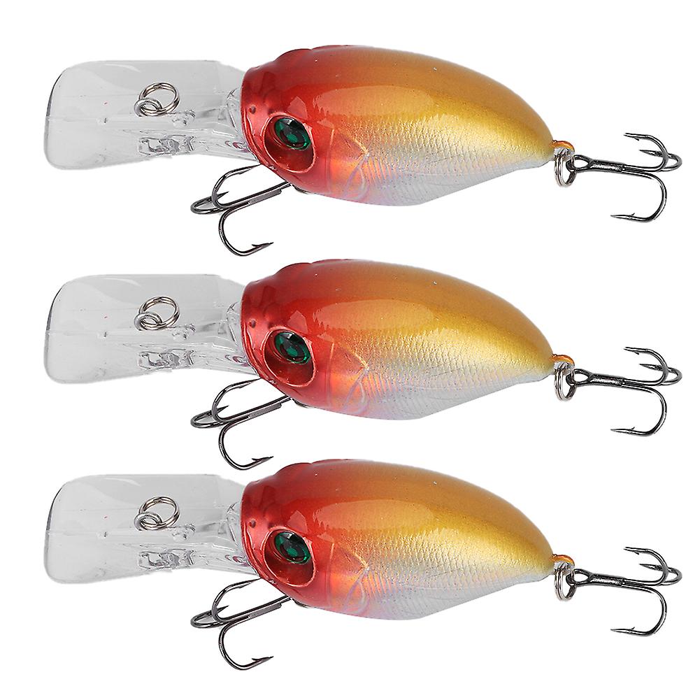 3pcs Deep Diving Scrapper Lure Artificial Simulation Lifelike Bait Fishing Tackle2#