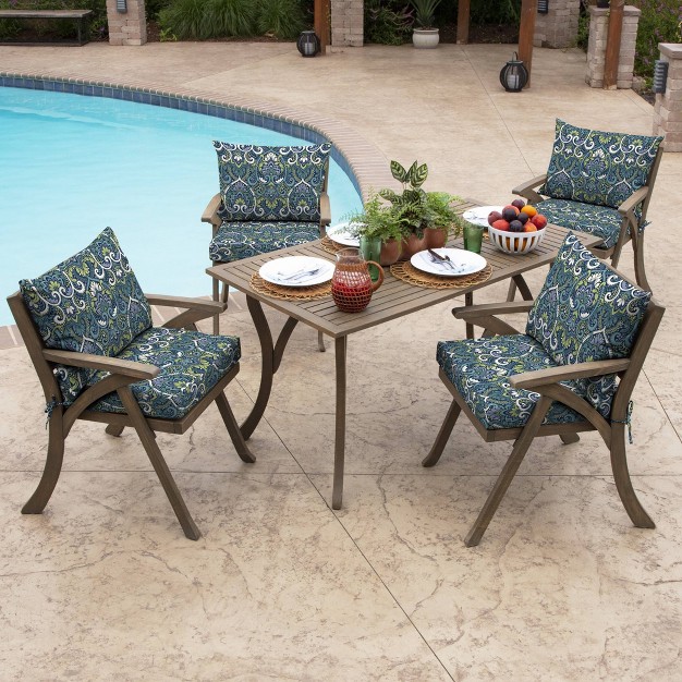 Outdoor Dining Chair Cushion Set