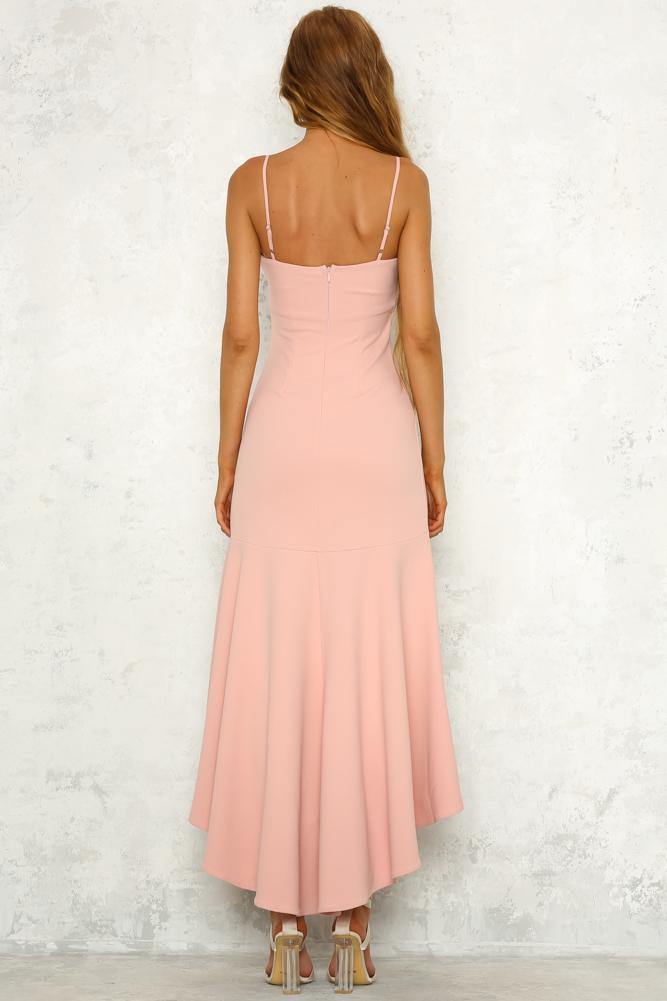 Know Yourself Maxi Dress Blush