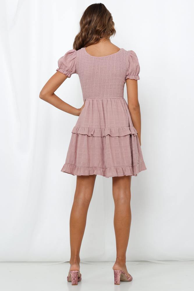 Kindest Regards Dress Plum