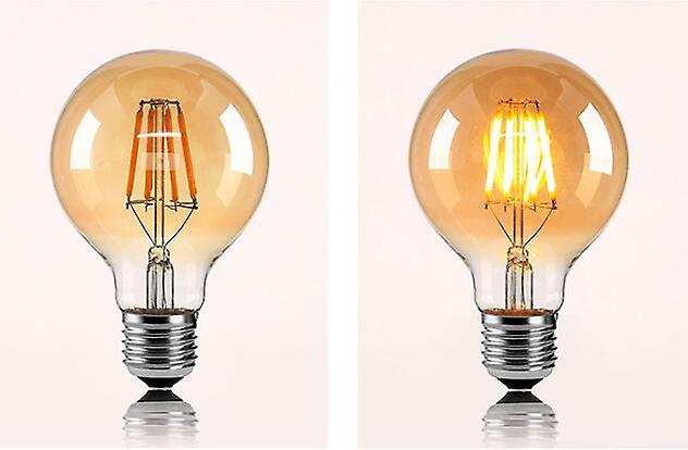 Dimmable G80 G95 G125 ment Led Bulb Light Amber