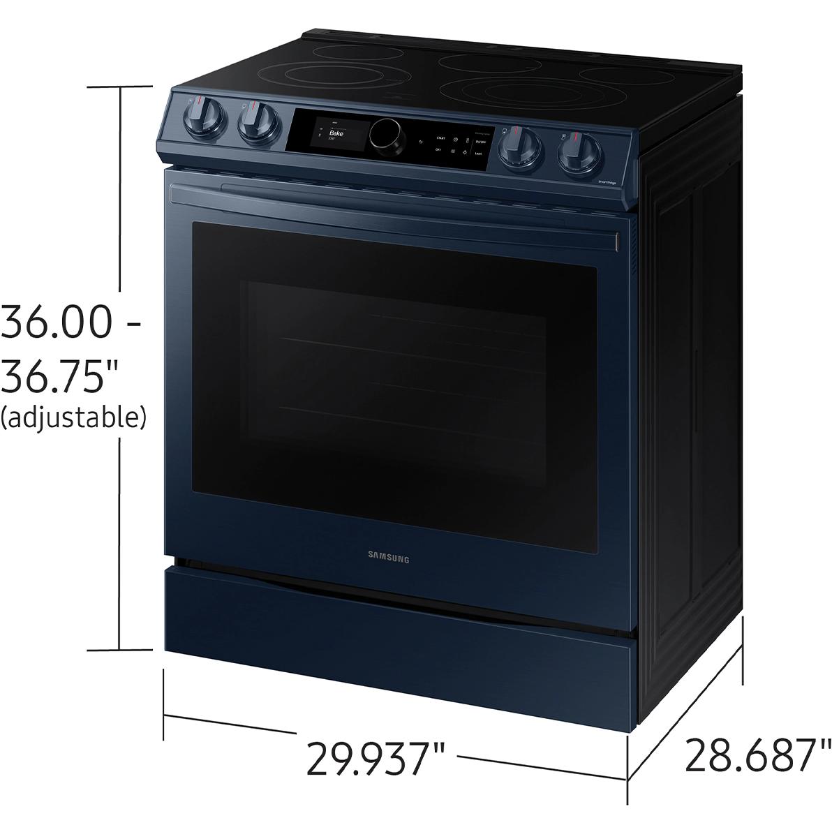  30-inch Slide-in Electric Range with Wi-Fi Connectivity NE63A8711QN/AC