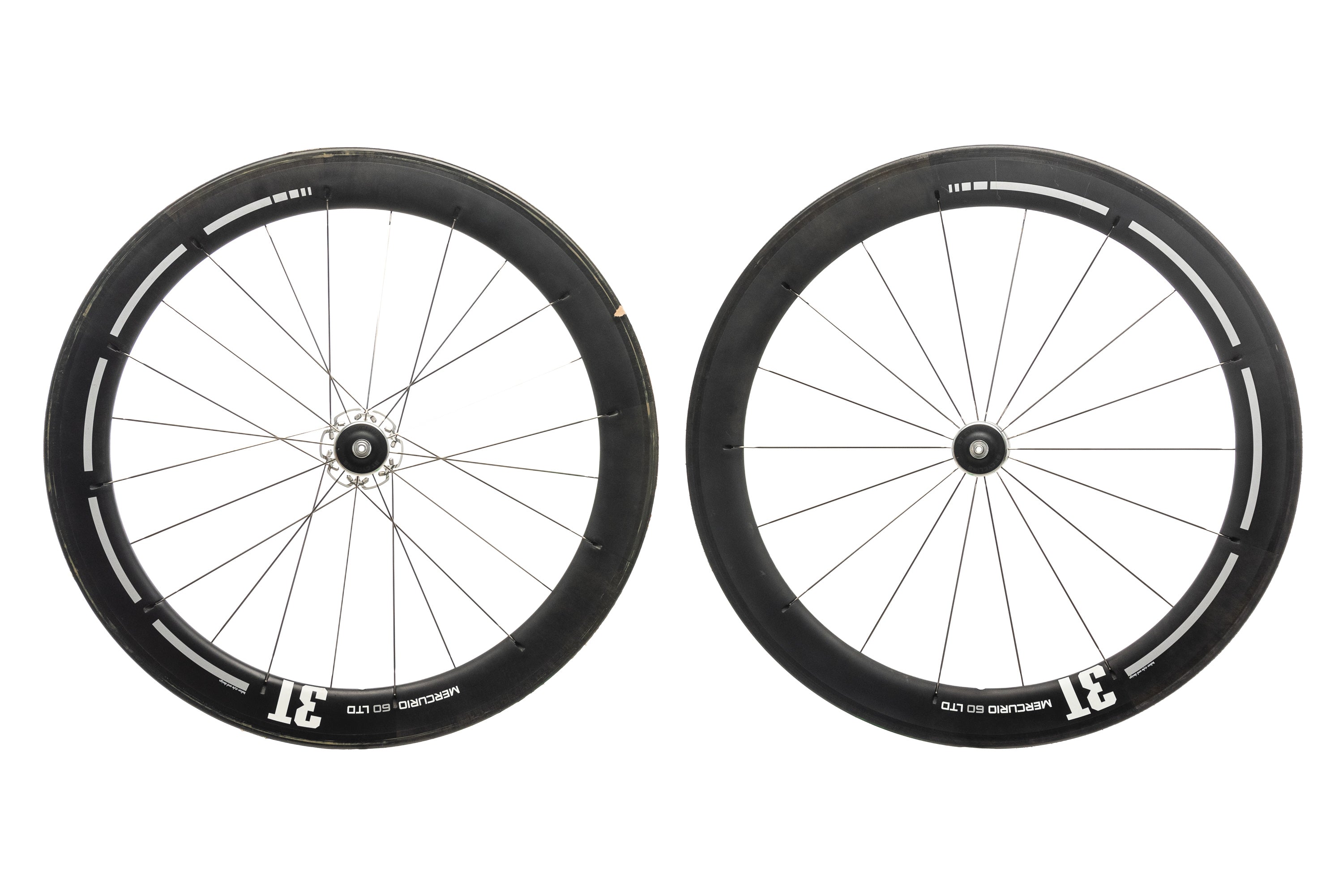 3T Mercurio 60 LTD Carbon Tubular 700c Wheelset