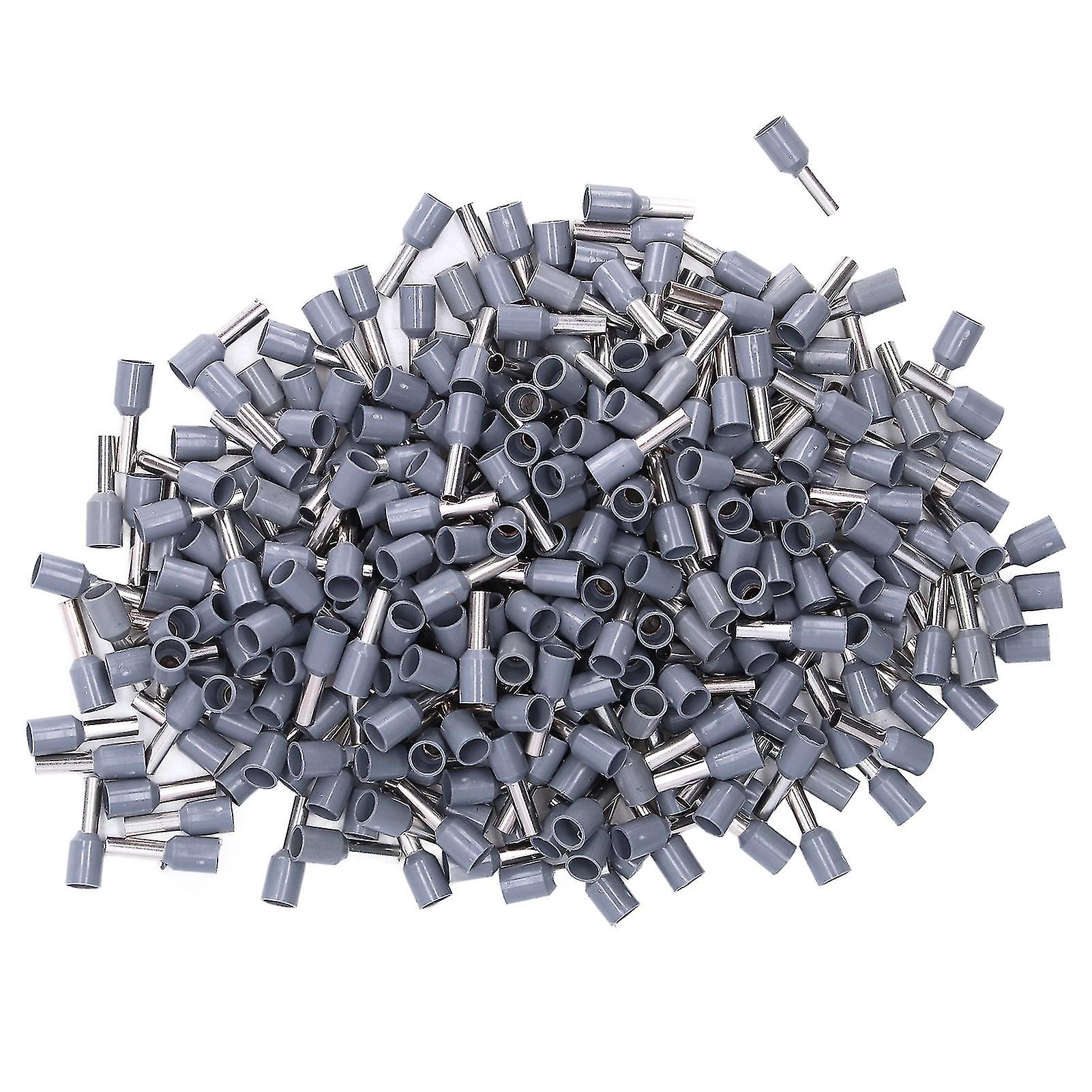 1000Pcs Insulated Ferrule Electrical Pin Crimp Terminals 12 AWG Cord End Connectors KitE4009