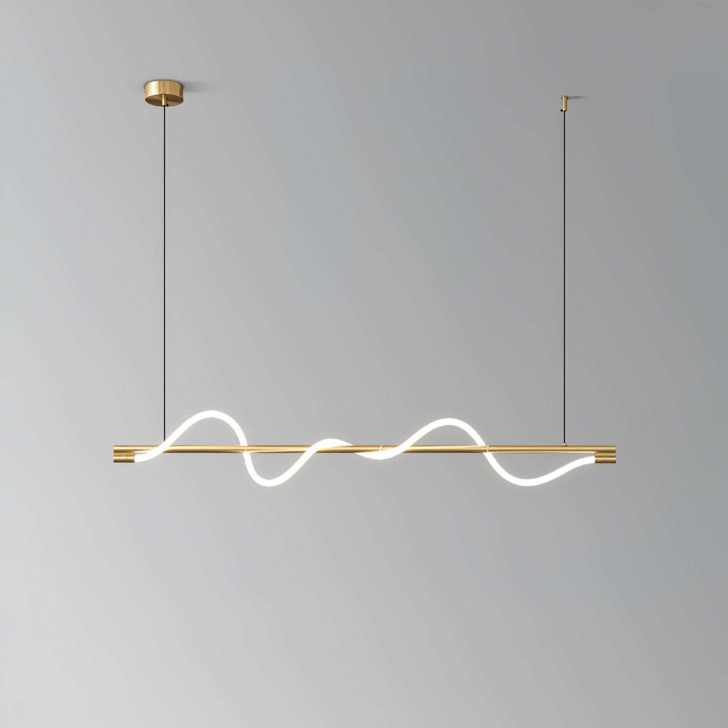 Linear Curve Island Pendant Lamp