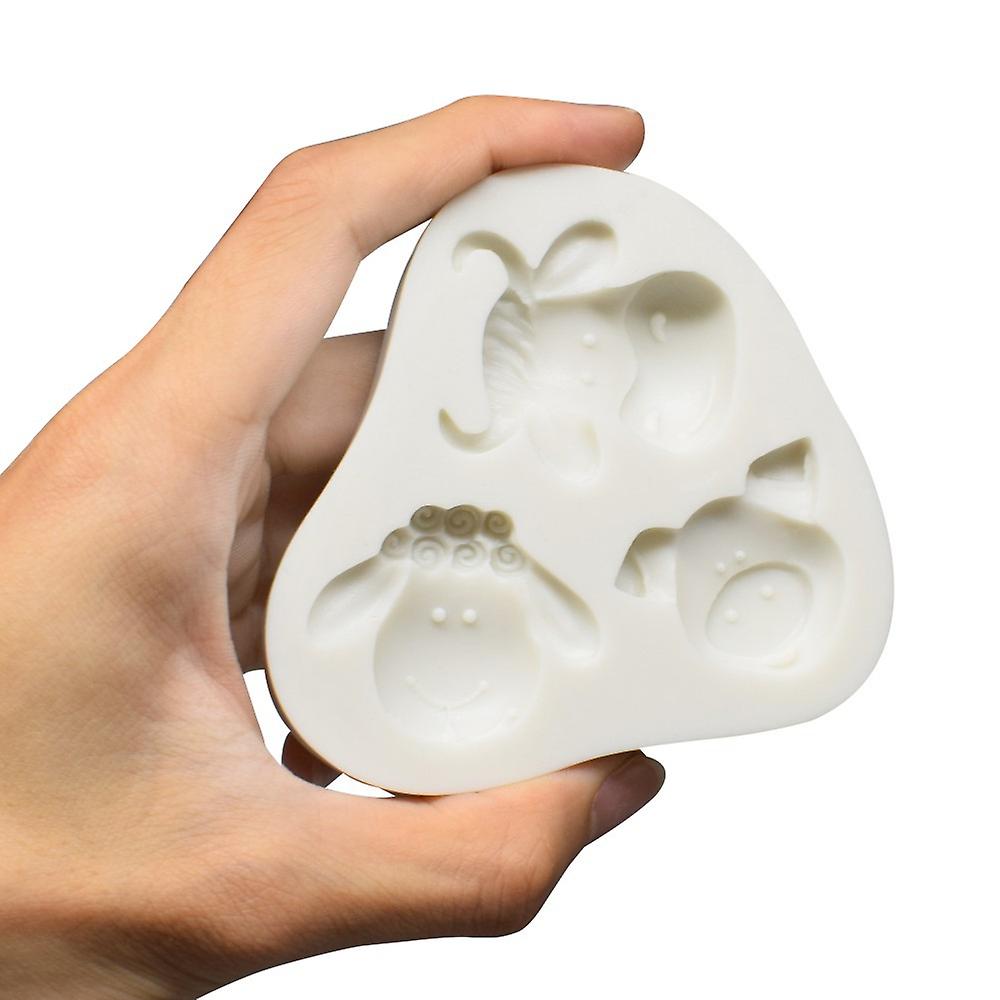 Bull Head Shape Mousse Mold - 1pc