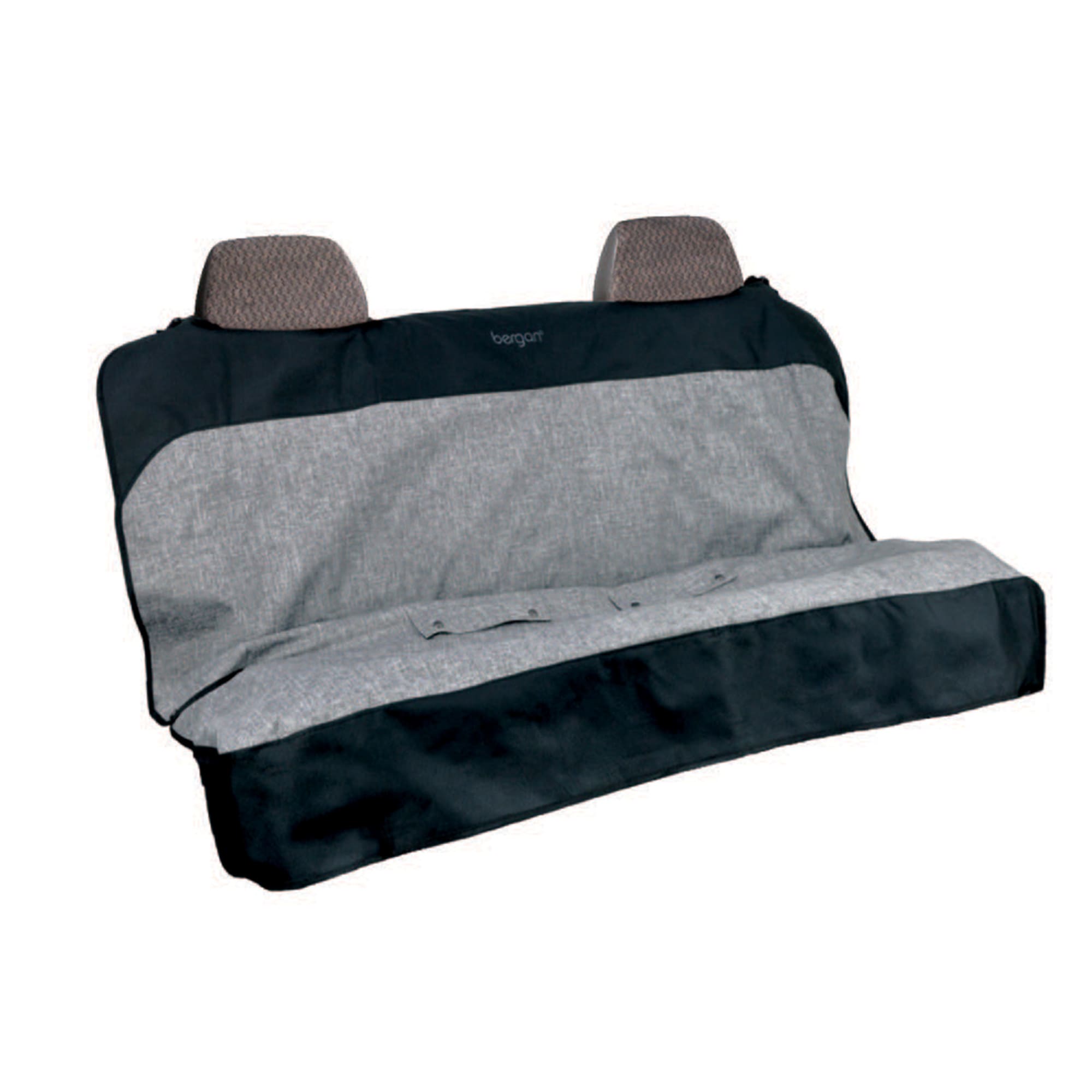 Bergan Auto Bench Grey/Black Seat Protector for Dogs