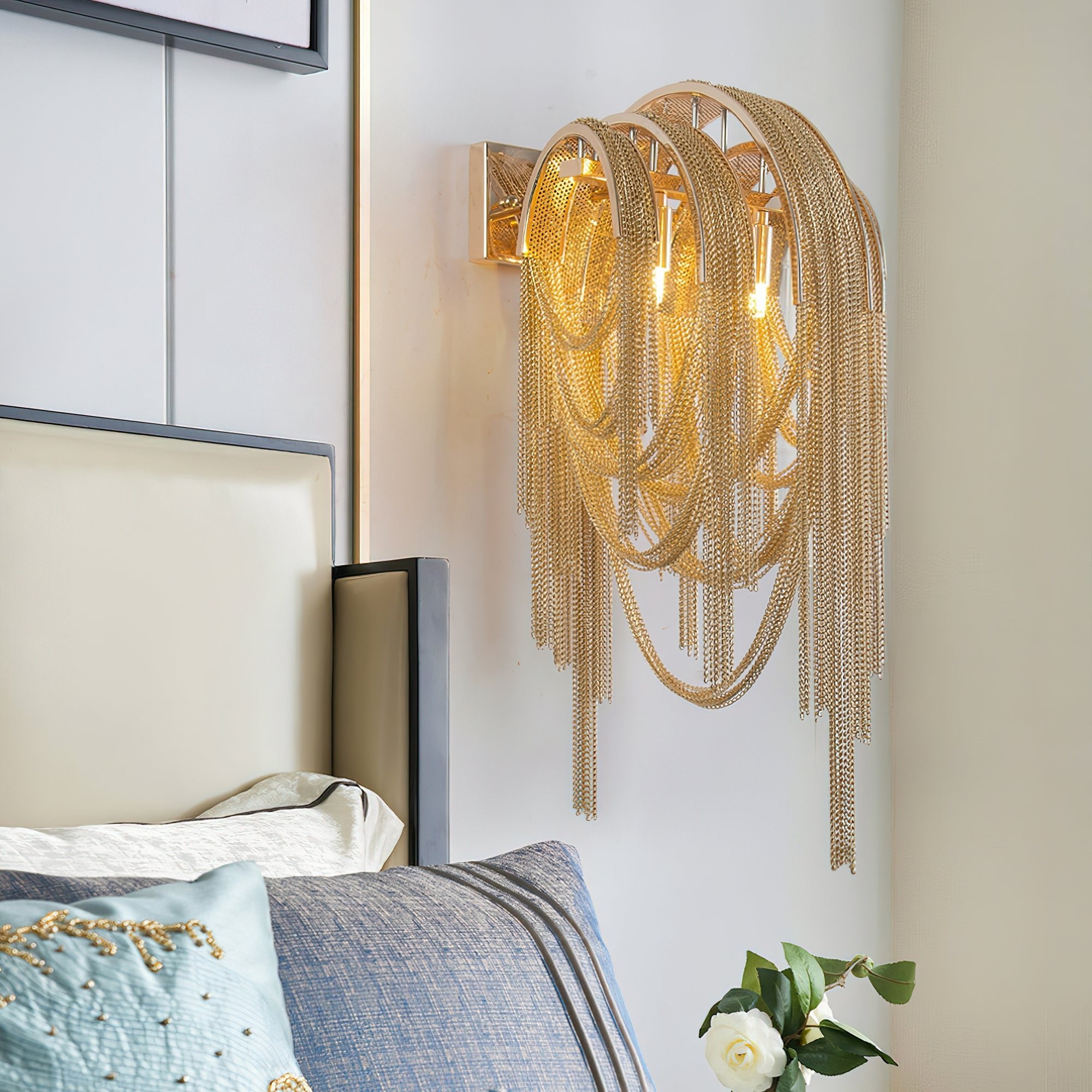 Chains Tassel Wall Lamp