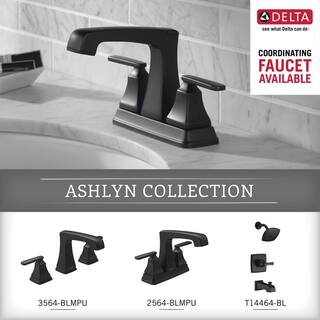 Delta Ashlyn Double Robe Hook in Matte Black 76435-BL