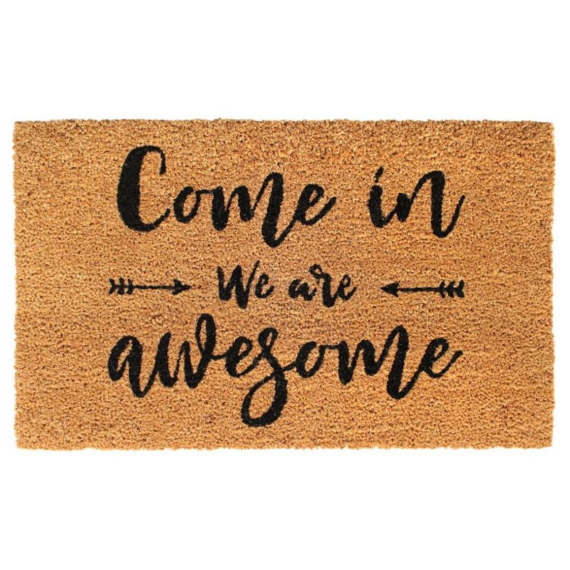 RugSmith Come in We Are Awesome Doormat