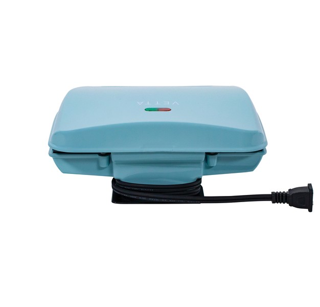 Vetta 760 watt Nonstick Panini Press And Sandwich Maker seafoam Blue