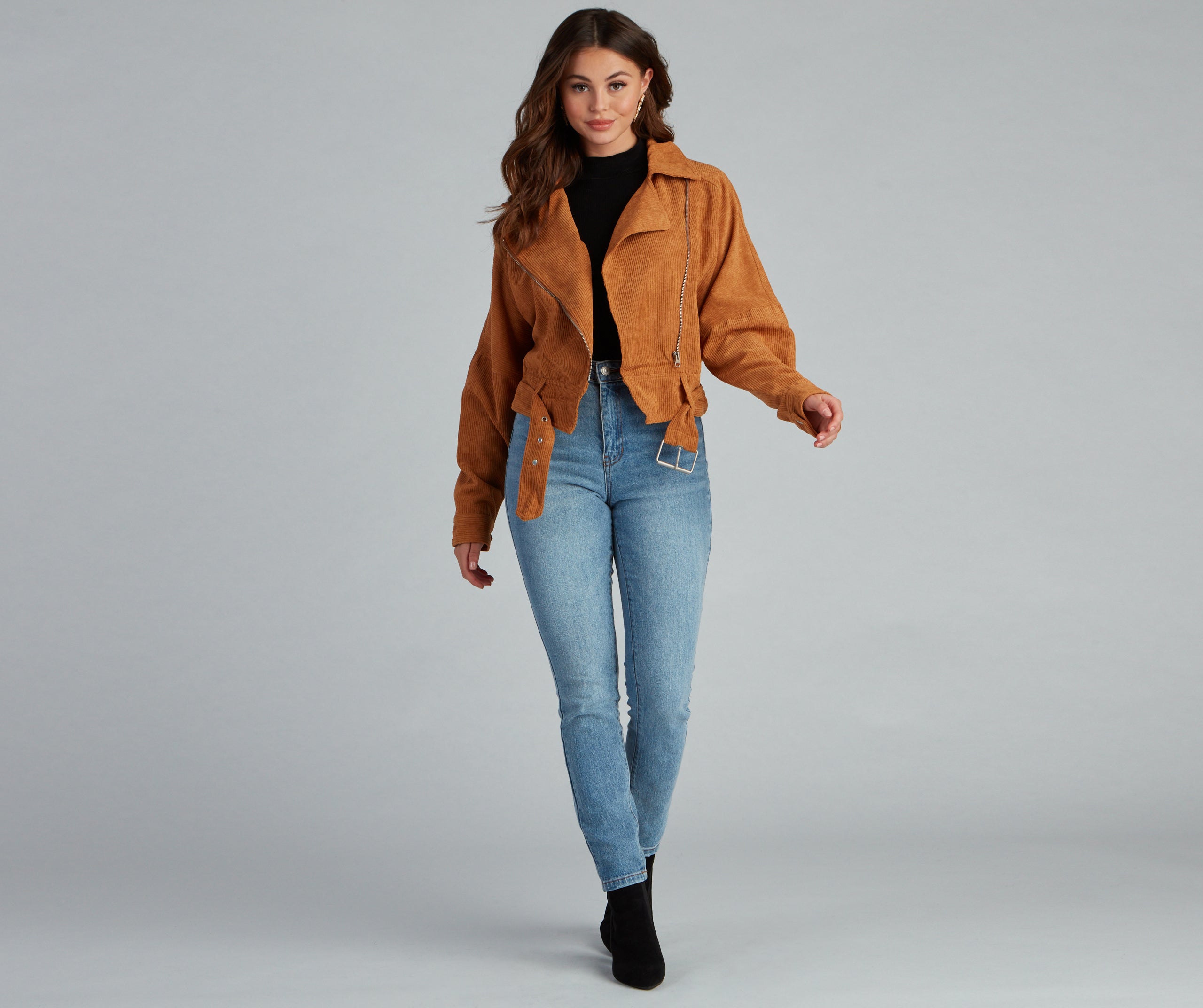 Biker Girl Moment Corduroy Jacket