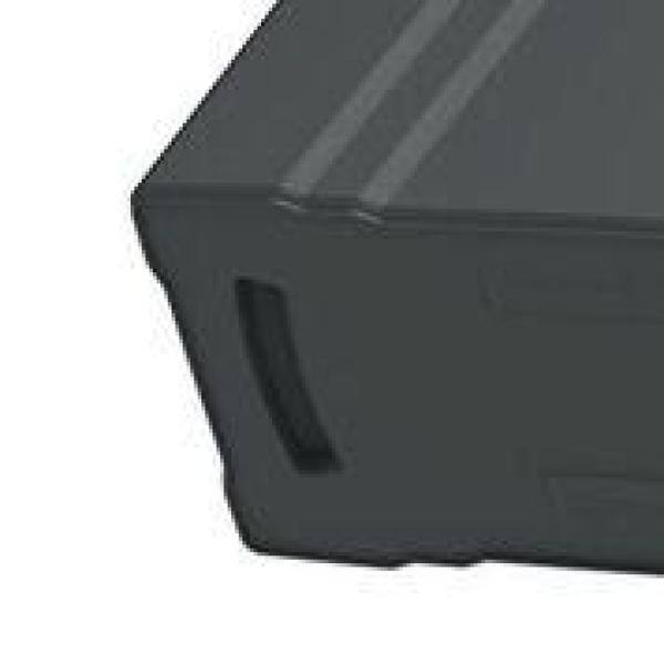 United Solutions 23 Gal. Black Highboy Waste Container TI0032