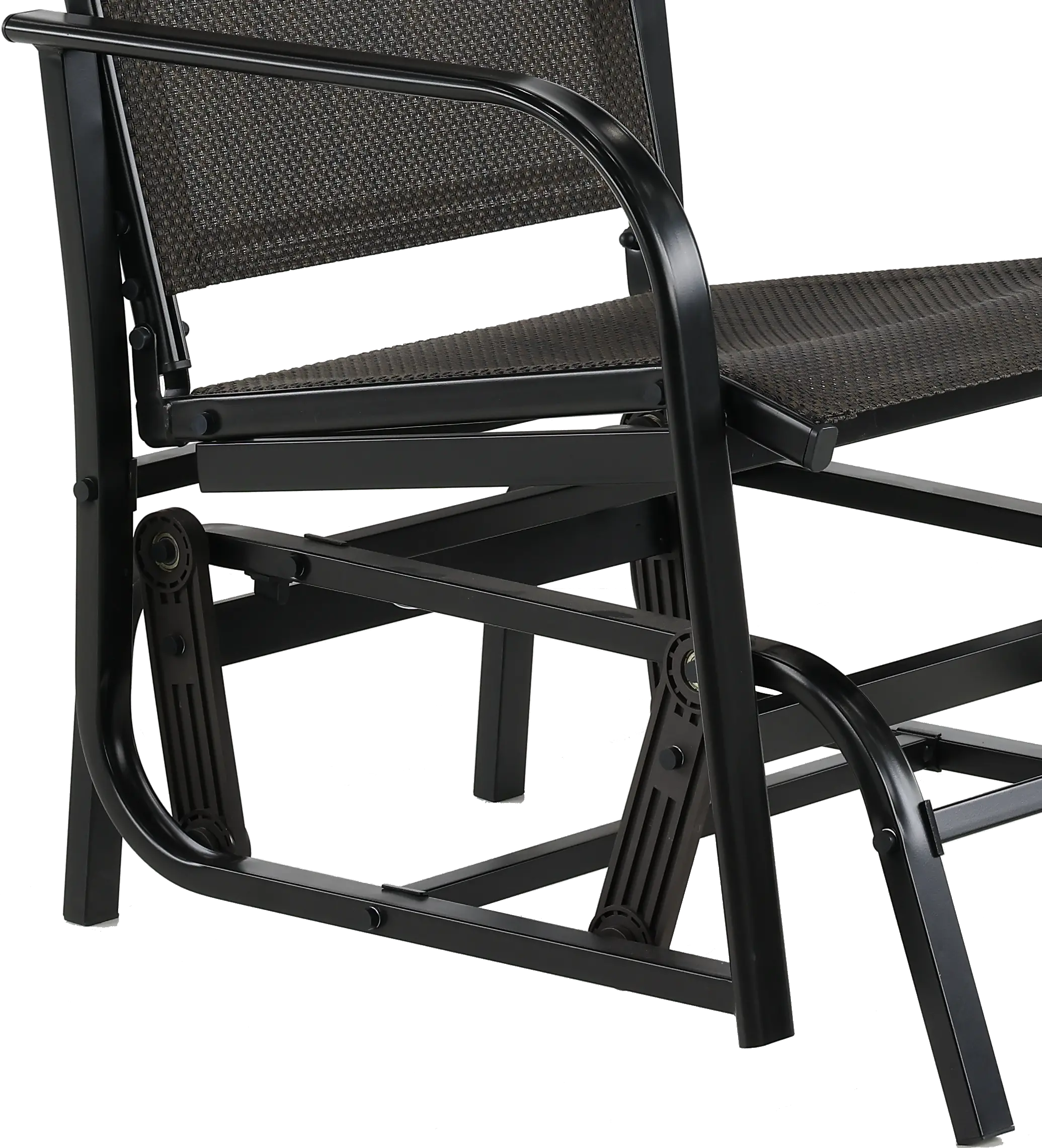 Dark Chocolate Patio One - Seat Glider Chair