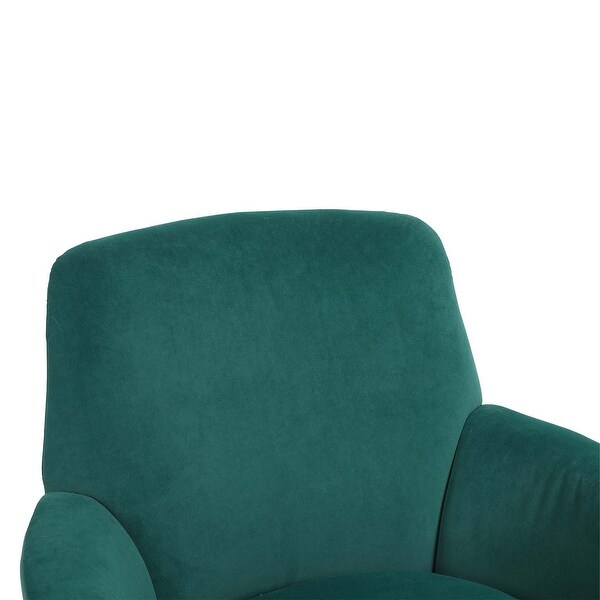 Velvet Swivel Barrel Chair，Swivel Accent Chairs Armchair for Living Room