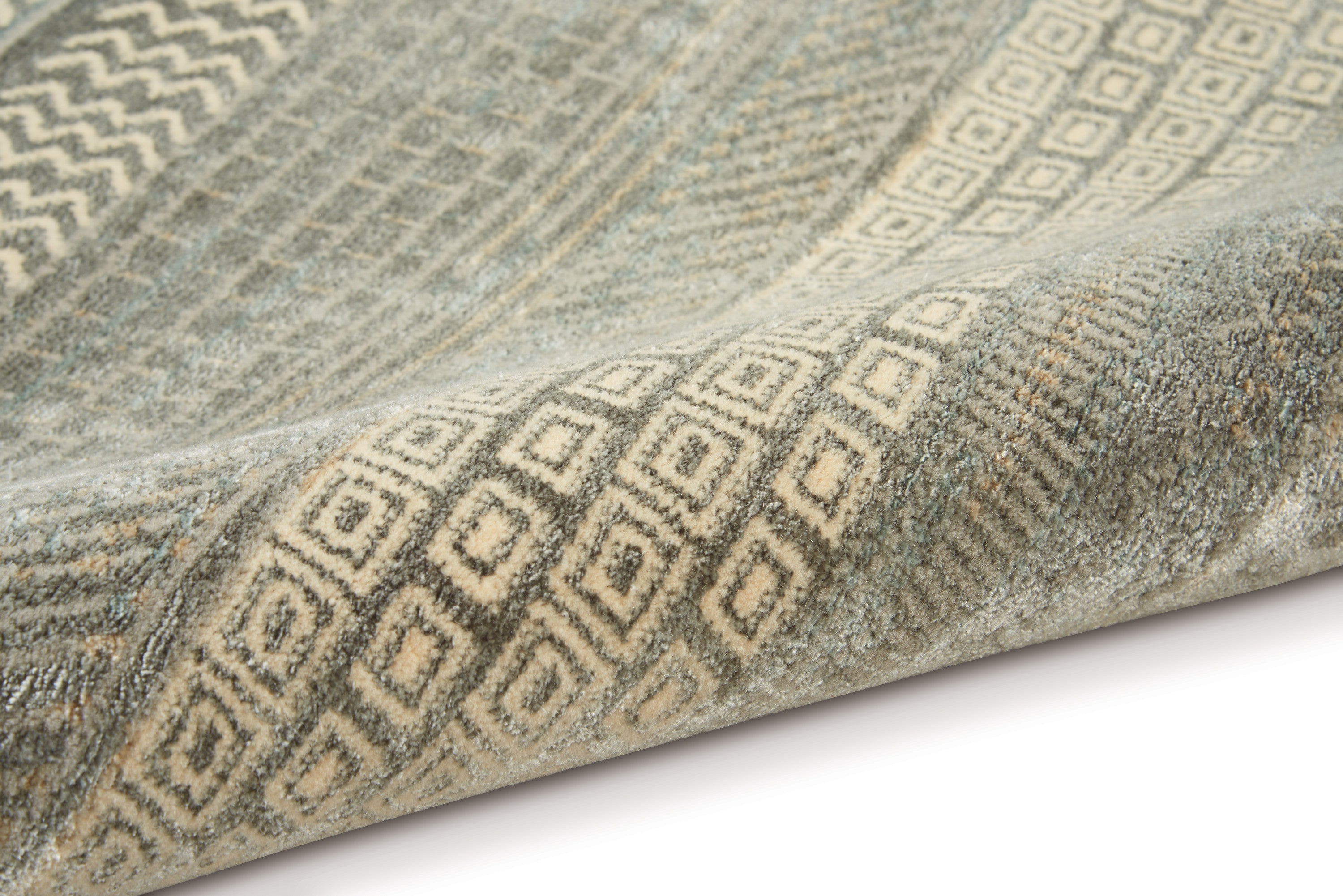 Maya Hand Loomed Dolomite Rug