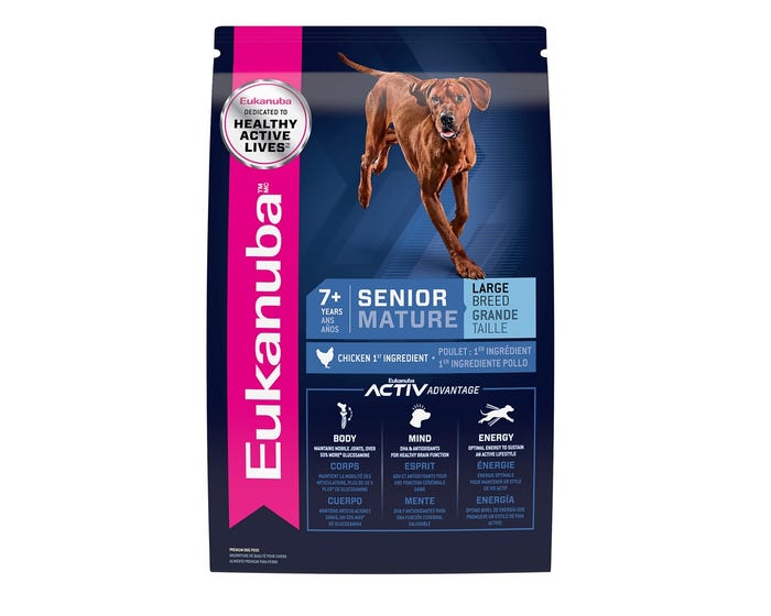 Eukanuba Senior Large Breed Dry Dog Food， 30 lb. Bag