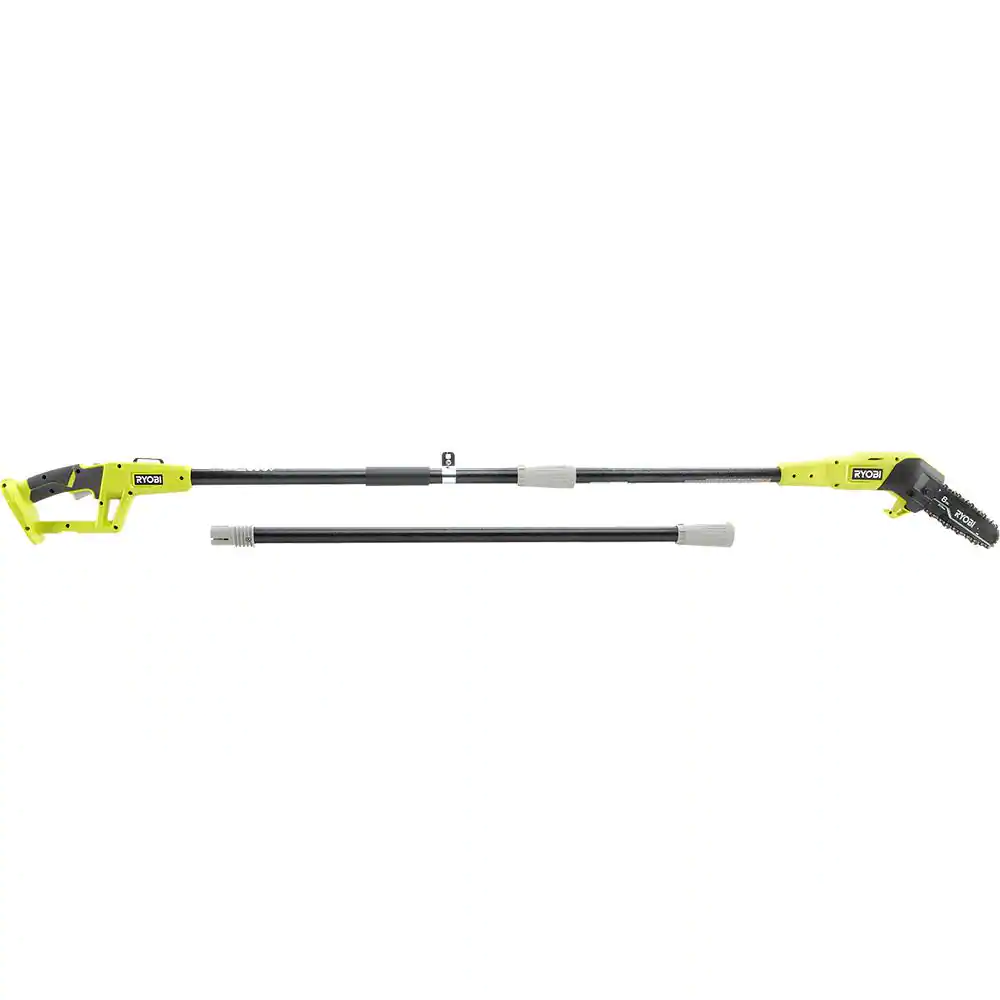 RYOBI P20310-AC ONE+ 18V 8 in. Cordless Battery Pole Saw and 8 in. Pruning Saw Combo Kit with Extra Chain， 2.0 Ah Battery， and Charger