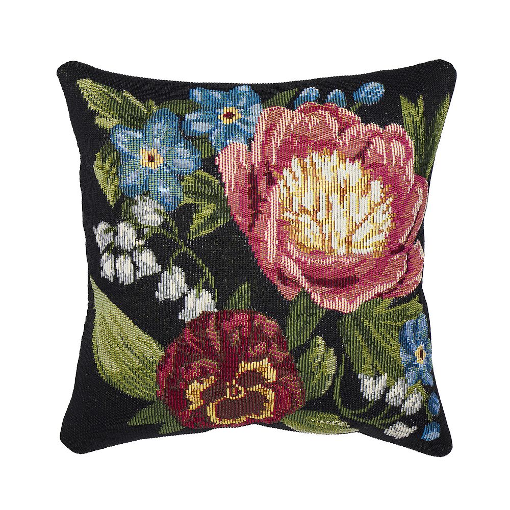 Liora Manne Marina Secret Garden Indoor/Outdoor Pillow