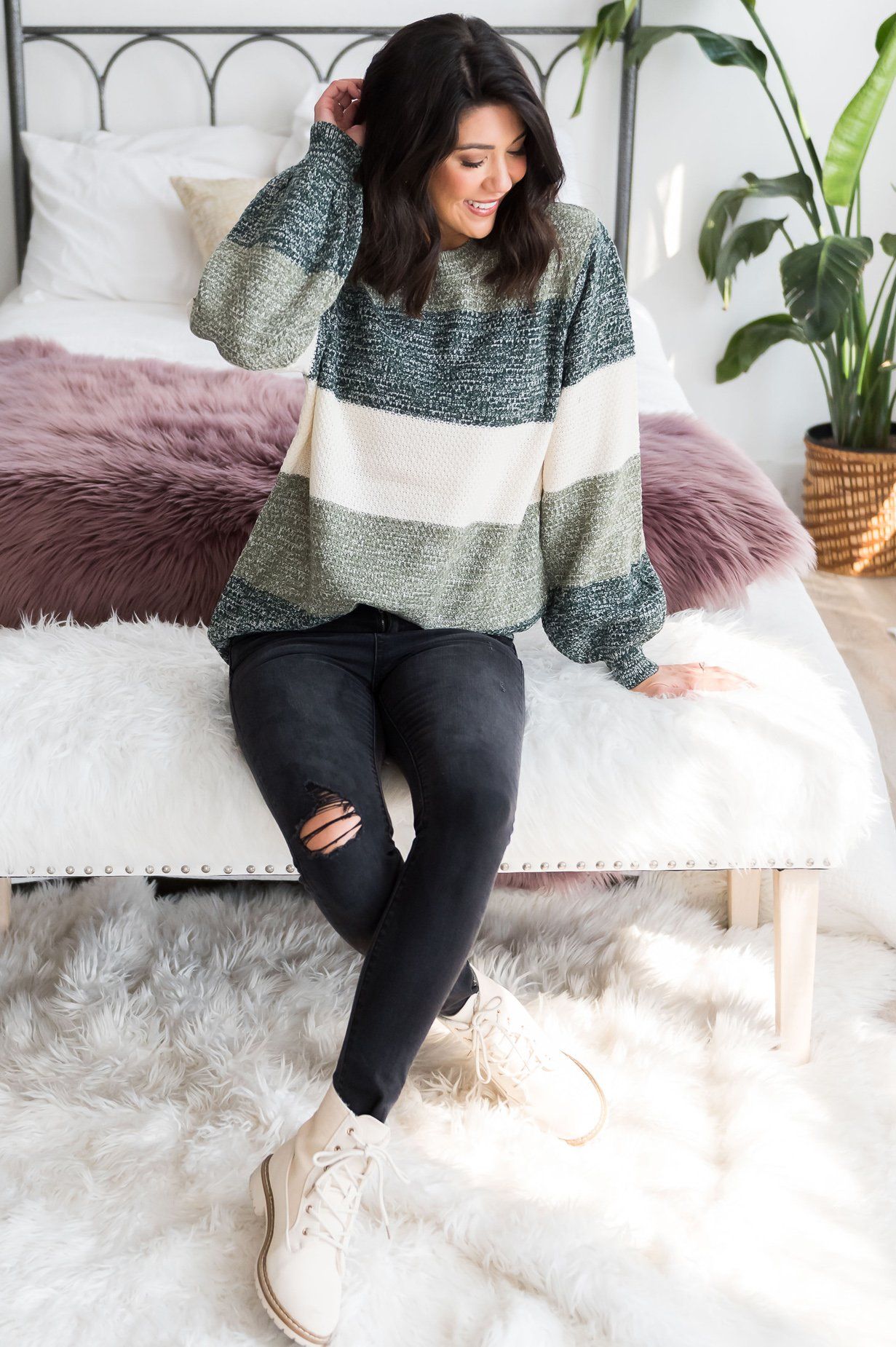 Pick Of The Patch Modest Sweater