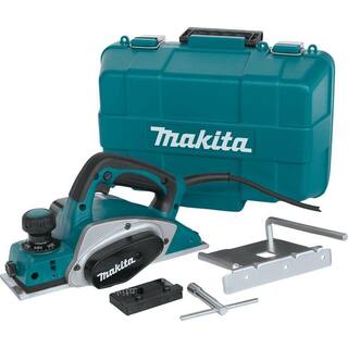 Makita 6.5 Amp 3-14 in. Corded Handheld Planer Kit with Blade Set Hard Case KP0800K