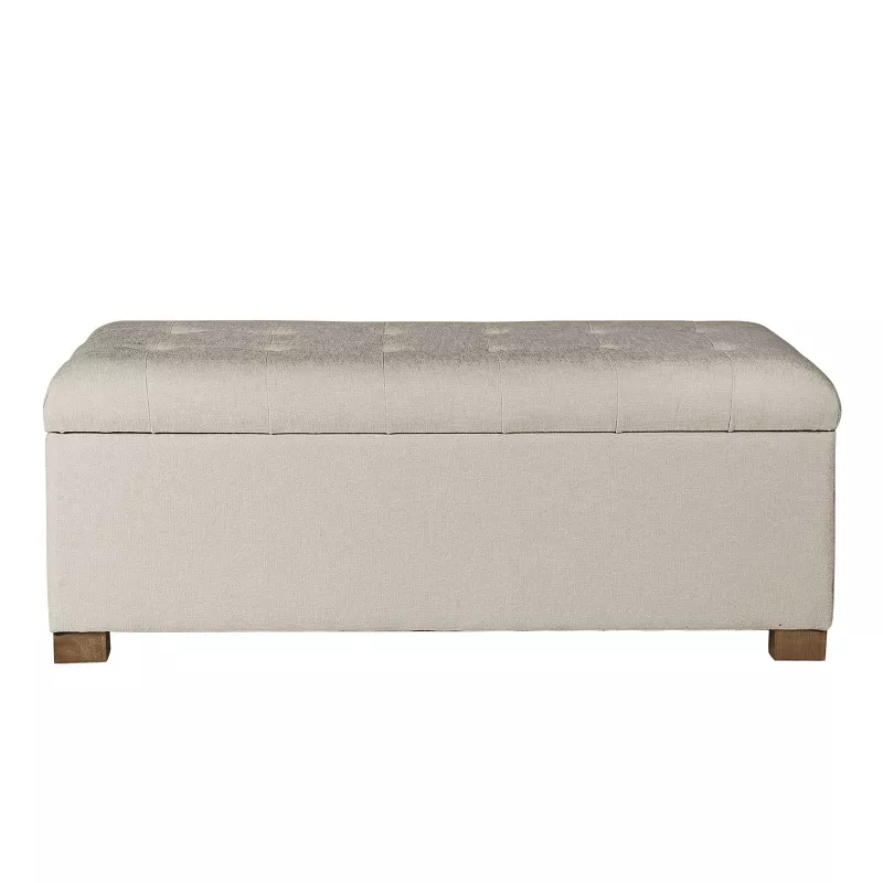 HomePop Tufted Storage Bench