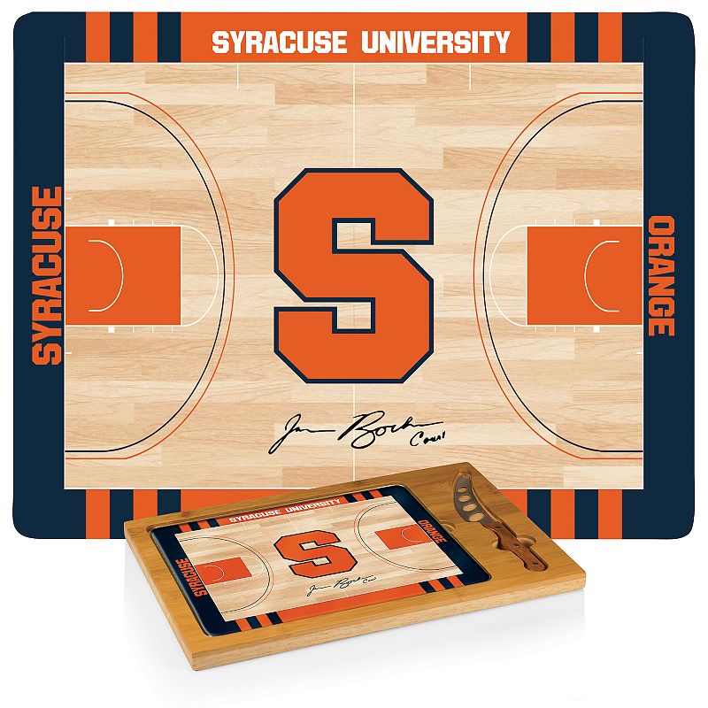 Picnic Time Syracuse Orange Cutting Board Serving Tray