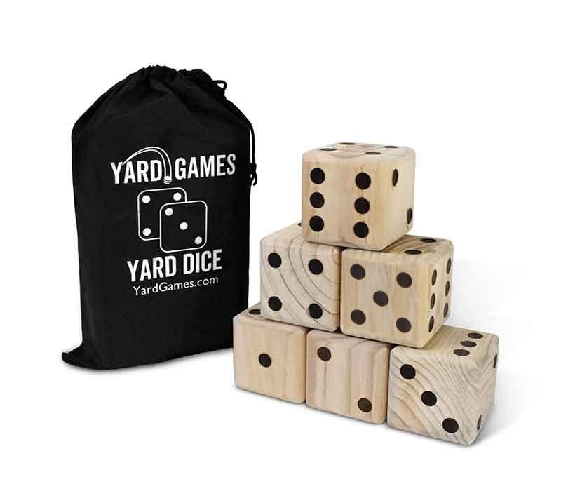 Wooden Outdoor Yard Dice