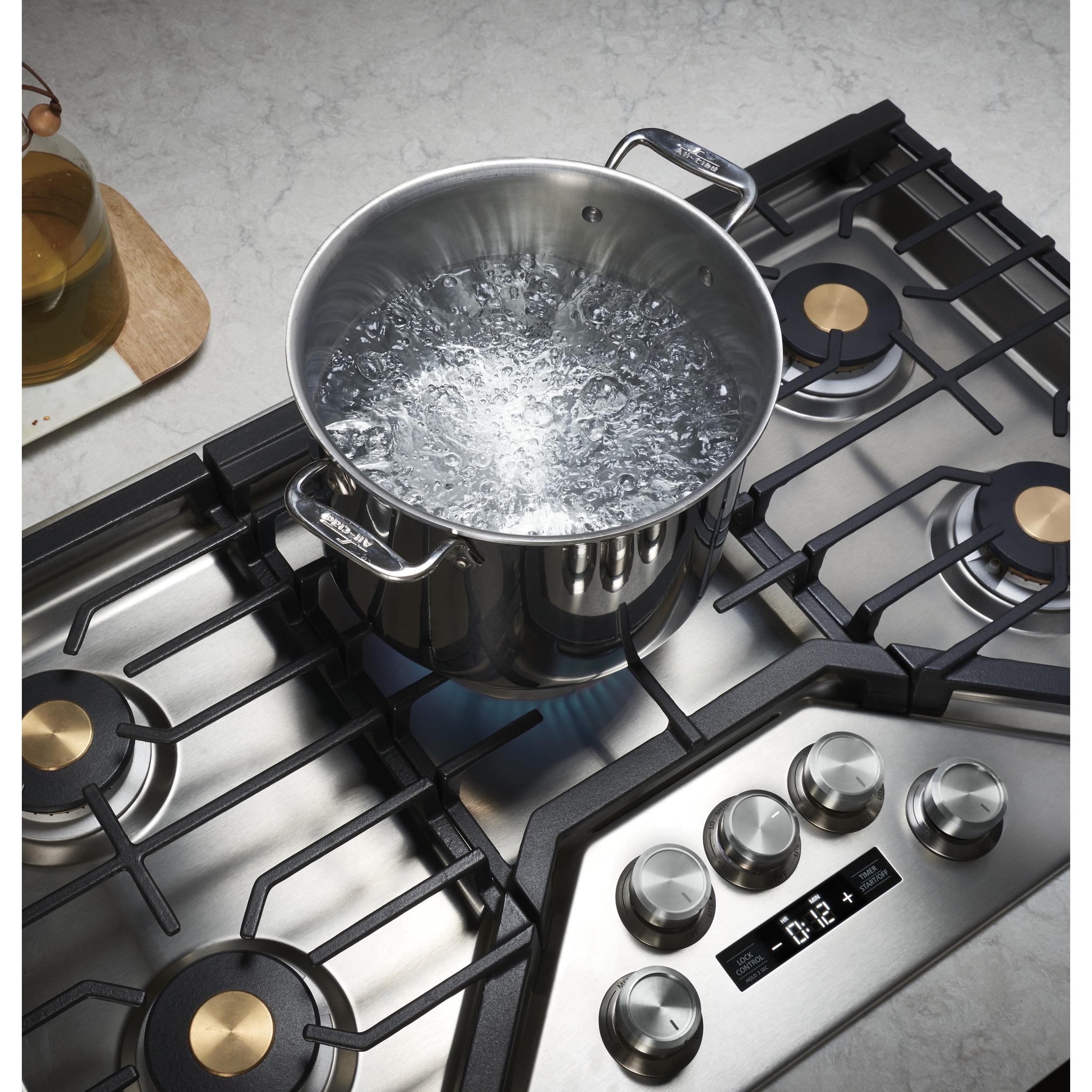 Monogram 36-inch Built-In Gas Cooktop ZGU36ESLSS